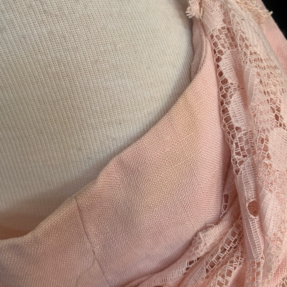 Vintage 50’s/60’s era pink daisy wiggle dress - spring - Picture 10 of 11